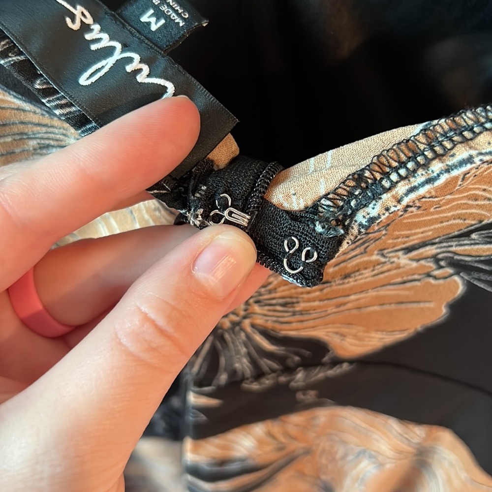 SOLD Lulu’s Darling Daylily Black Floral Print High-Low Maxi Dress - Picture 11 of 12